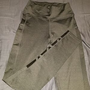 High Waist Leggings w/Mesh